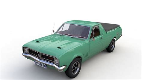 HOLDEN HG UTE GTS 1971 3D model | CGTrader