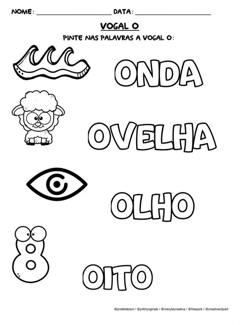 Atividade Letra O Educação Infantil - 5