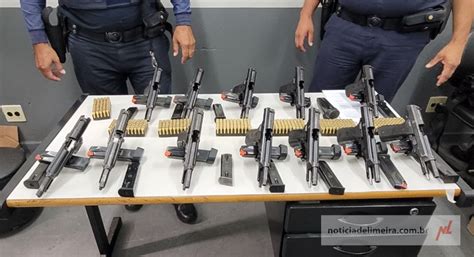 GCM de Limeira recebe armas doadas pela Polícia Rodoviária Federal