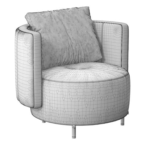 Torii Bold Armchair 3D Model For Corona