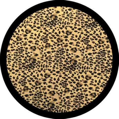 Natural Leopard Animal Print Spare Tire Cover – Jeep Tire Covers ...