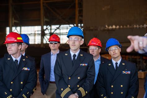 Nsmv Keel Laying Tote Engineering And Philly Shipyard Ce Flickr