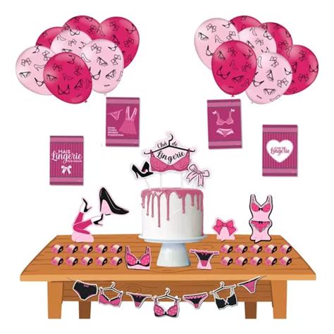 Kit Festa F Cil Decora O Ch De Lingerie Diversos Itens Frete Gr Tis