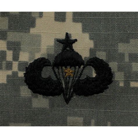 Army Combat Parachutist Embroidered Acu Badge Usamm