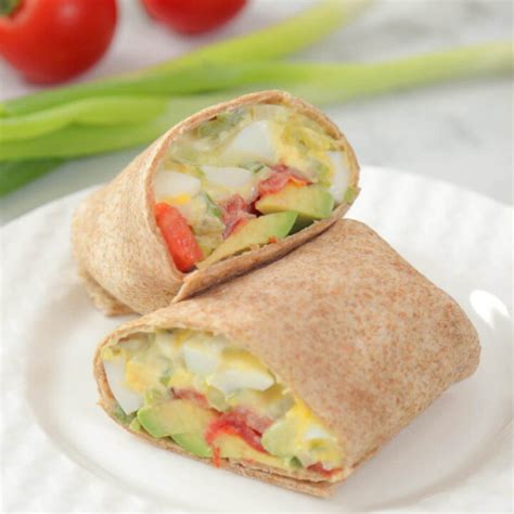 Avocado & Egg Salad Wrap - The Domestic Geek