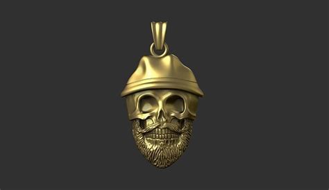 Skull Pendant Jewelry 3d Model 3d Printable Cgtrader