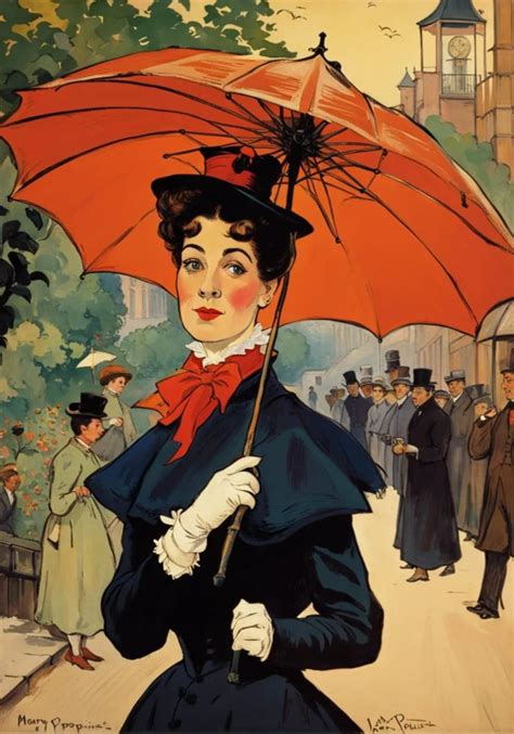 Solve That Poppins Woman Jigsaw Puzzle Online With 88 Pieces