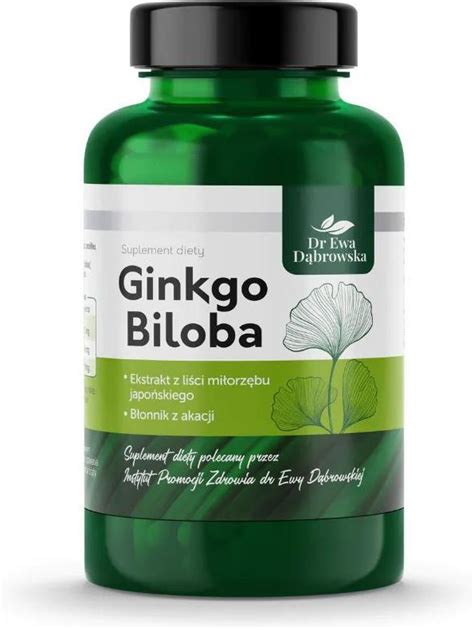 Ginkgo Biloba Dr Ewa Dąbrowska 60 kaps Opinie i ceny na Ceneo pl