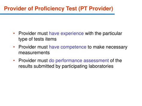 Proficiency Test