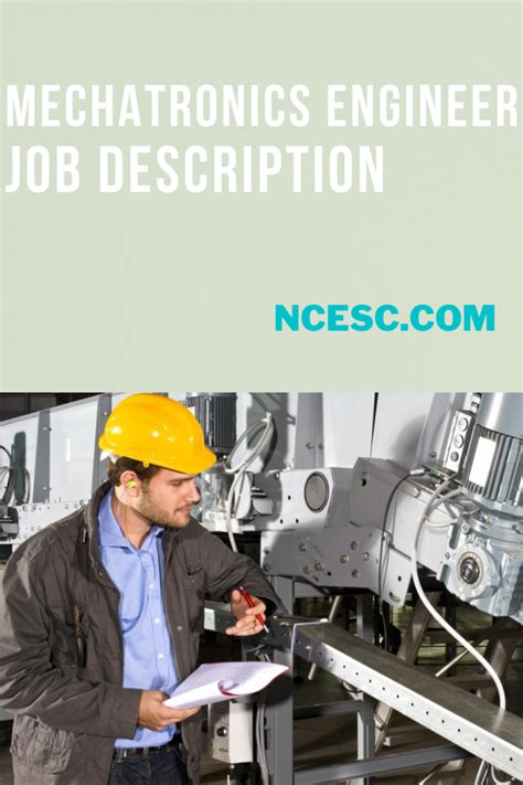 Mechatronics Engineer Job Description – Discovering Employment Paths ...