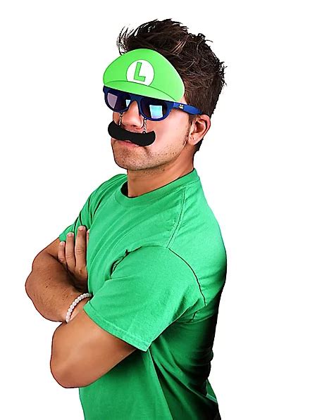 Sun Staches Luigi Party Glasses