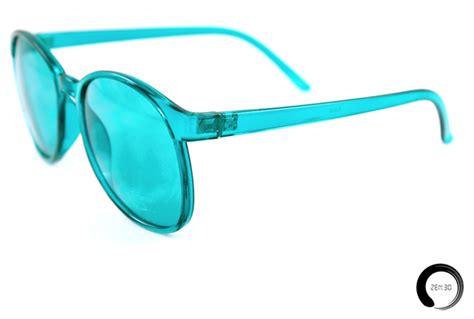 Color Therapy Chakra Glasses Aqua Zen30