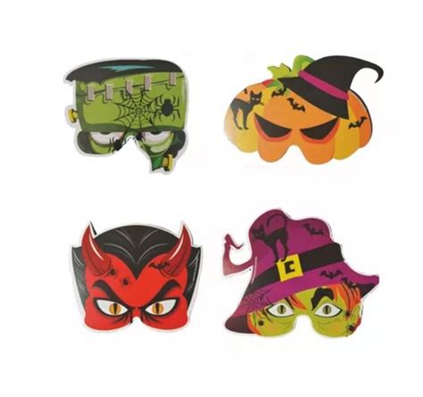 Antifaz Personajes Halloween Cotill N Mercadolibre