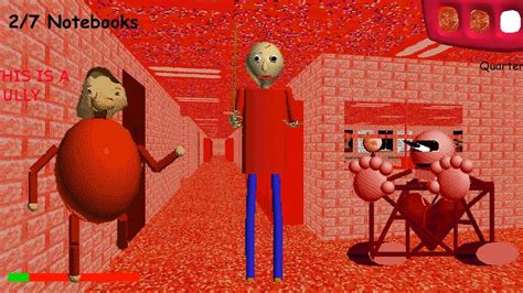 Baldis Red World Baldis Basics Mod Youtube