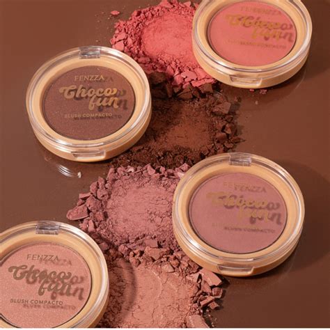 Blush Choco Fun Fenzza Escolha Seu Tipo Shopee Brasil