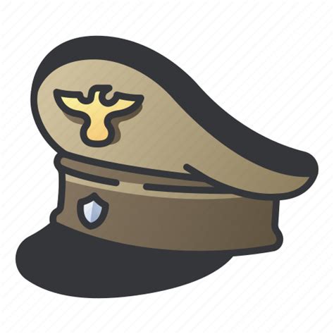 Army, cap, general, hat, military, soldier, uniform icon - Download on Iconfinder