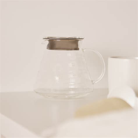 Hario V60 Clear Glass Range Server 600ml End Global