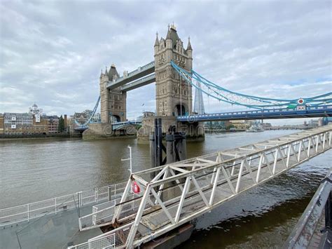 A View of Tower Bridge in London Stock Photo - Image of bridge, sunny ...