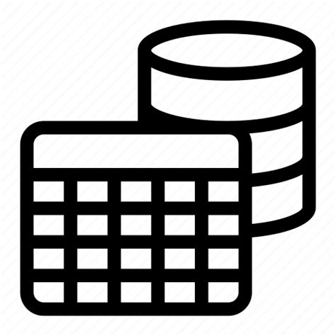 Data Database Table Xls Icon Download On Iconfinder