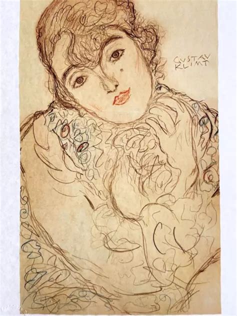 GUSTAV KLIMT LITOGRAFIA EGON Schiele Paul Klee Gauguin Cézanne Edvard