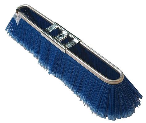 Tough Guy 24 In Sweep Face Push Broom Head Soft Synthetic Blue