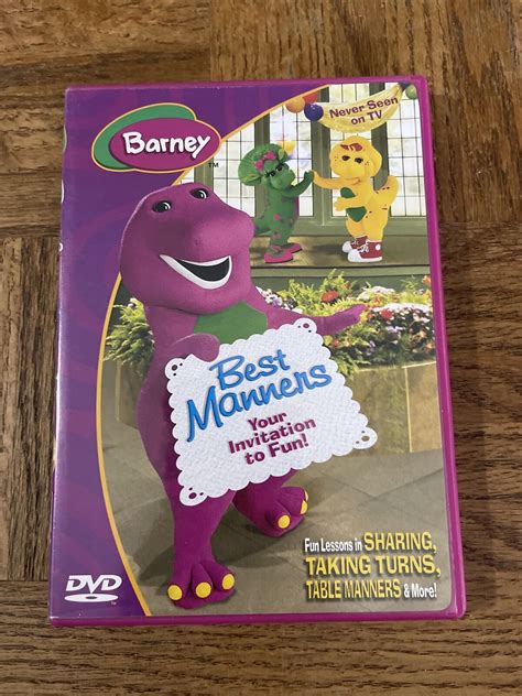 Barney Best Manners Dvd 45986028181 Ebay