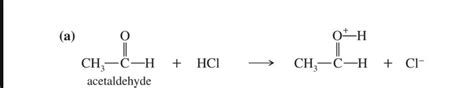 Solved (a) ﻿acetaldehyde | Chegg.com