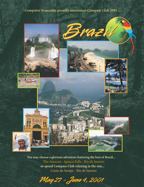 Spellman Travel Brazil Brochure By Marina Kirsch Issuu