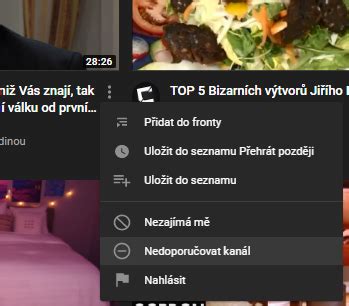 YouTube doporučuje nevhodné kanály Jak tomu zamezit Infoek cz