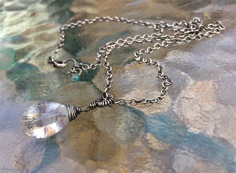 Rock Crystal Quartz Necklace