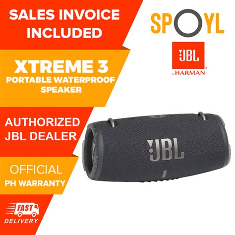 JBL Xtreme 3 Portable Waterproof Speaker Spoyl Store Lazada PH