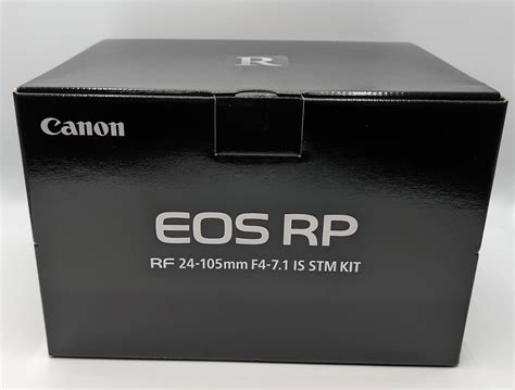 Canon EOS RP Systemkamera - Schwarz Kit mit RF 24-105mm IS STM Objekti ...
