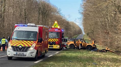 Près de Blois trois blessés dans une collision frontale