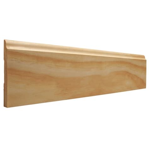 Evertrue 425 In X 12 Ft Interior Pine Unfinished Baseboard Moulding At