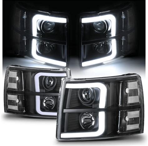 Vland Faros Delanteros Led Compatibles Con Silverado Hd