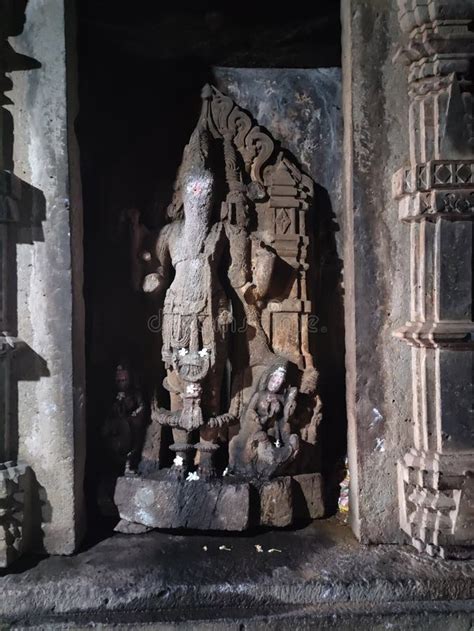 Brahma At Ancient Karneshwar Temple Of Sangameshwar In Ratnagiri