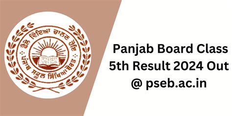 Pseb Th Class Result Link Active Check Marks Pseb Ac In