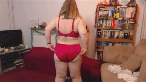 BBW Trying On Satiny And Lacy Bras Panties MP HD ClassyKatys Clip Store Clips Sale