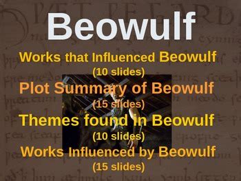 BEOWULF - (PART 3: THEMES FOUND IN BEOWULF) visual, interactive | TpT