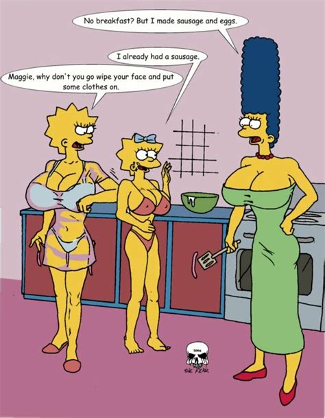 Rule 34 Female Female Only Human Incest Lisa Simpson Maggie Simpson Marge Simpson Multiple