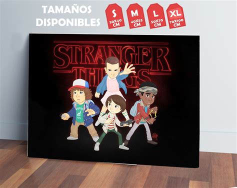 Cuadro Stranger Things 533 70100 Mdf Memoestampados Memo Estampados