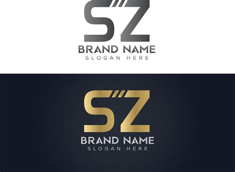 Letter S Z Typography Vector Logo Design Vector Art At Vecteezy