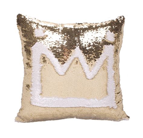 Two Colors Reversible Sequins Mermaid Pillow Cases White And Black