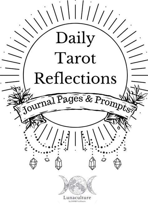 Free Tarot Journal Pages For Daily Draw