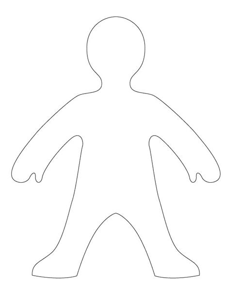 Blank Drawing Of Human Body At Getdrawings Free Download