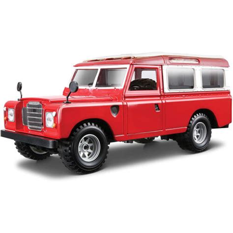 Bburago Mod Le Land Rover Serie Ii Rouge Ma Stab