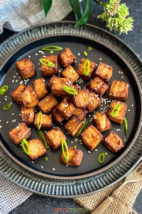 Crispy Air Fryer Tofu - Spice Cravings