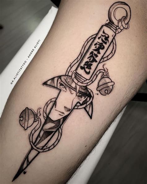 Minato Kunai Tattoo Idea Naruto Tattoo Hand Tattoos For Guys Arm