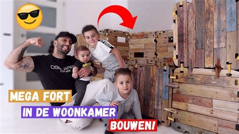 WE BOUWEN EEN MEGA FORT IN ONZE WOONKAMER LAKAP JUNIOR YouTube