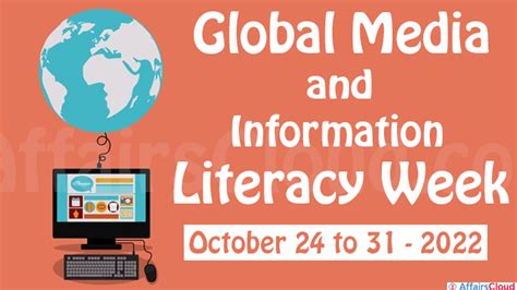 Global Media And Information Literacy Week 2022 24th 31st October